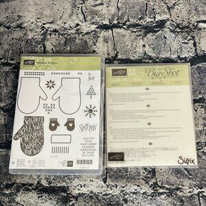 Stampin Up SMITTEN MITTENS Stamps & MANY MITTENS Die Set
